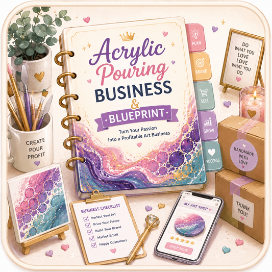 Acrylic Pouring Business & Blueprint